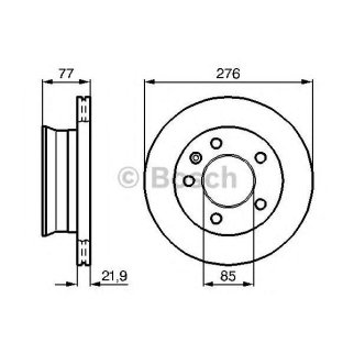Диск тормозной BOSCH 0 986 478 849 фото