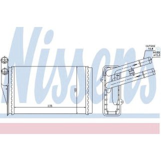 Радиатор отопителя AUDI: 80/80 AVANT (B3/B4) 1.4-2.8i/E/S/D/TD/TDi/16V/S2/quattro 86-96, 90 (B3) 1.6-2.3i/E/TD/20V/quattro 87-91, COUPE (89/8B) 1.8-2.8i/16V/20V 88-96 фото