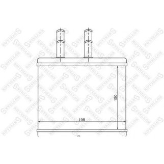 Радиатор отопителя Stellox 82-05014-SX фото