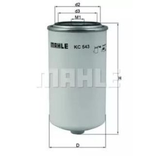 Фильтр топливный DAF LF45 MAHLE фото