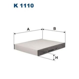 Фильтр салона FILTRON K 1110 фото