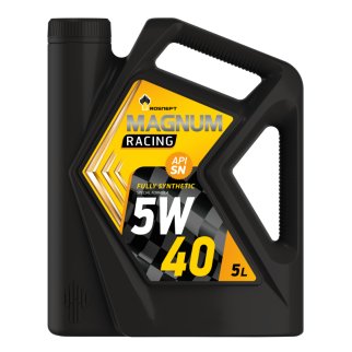 Масло моторное MAGNUM Racing 5W40 синт.5л РОСНЕФТЬ фото