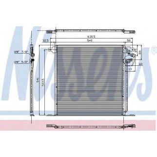 Радиатор кондиционера Nissens 94226 фото