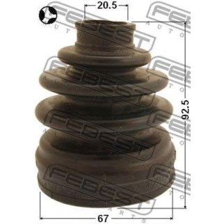 0415-CY2AT_пыльник ШРУСа наружный к-кт! 67X92.5X20.5Hyundai Elantra HD 06-11 фото