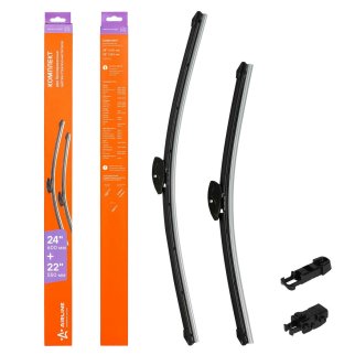 Щетки стеклоочистителя (к-кт) AirLine AWB-BK-600-550K фото