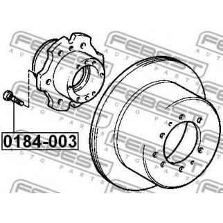 Шпилька колеса FEBEST 0184-003 фото
