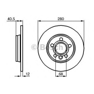 Диск тормозной BOSCH 0 986 478 871 фото