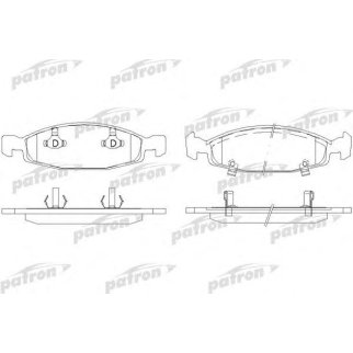 Колодки тормозные PATRON PBP1523 фото