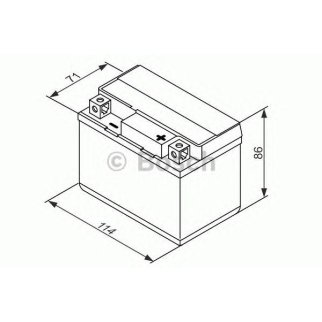 Аккумулятор мото BOSCH 0 092 M60 010 фото