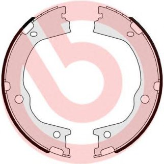 Колодки ручного тормоза к-кт brembo S 30 526 фото