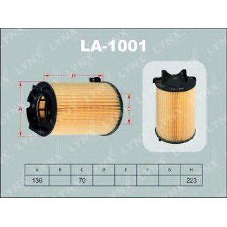 Фильтр воздушный LYNXauto LA-1001 фото