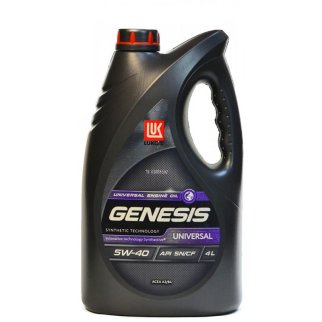 Масло моторное ЛУКОЙЛ GENESIS Universal 5W40 4л фото