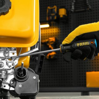 Отвертка, SL6x150 мм, S2, 3к рукоятка Denzel фото 10