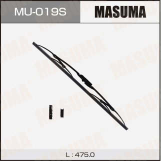 Щетка стеклоочистителя 475 мм каркасная 1 шт MASUMA WIPER BLADE MU-019S фото