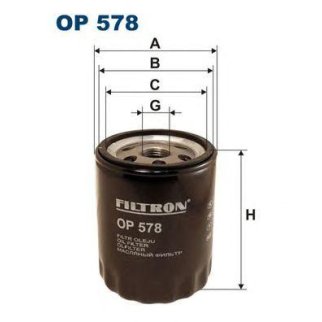 Фильтр масляный FILTRON OP 578 фото
