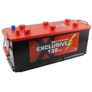 Аккумуляторная батарея Exclusive 6СТ132 (справа+) 513х182х213 Казахстан (ETN-632 052 080) фото