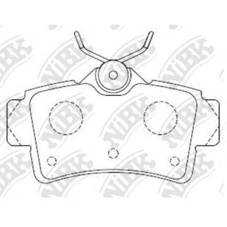 Колодки тормозные задние для Ford Mustang 1U2Z2V200JA фото