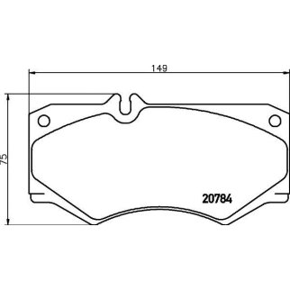 Колодки тормозные передние к-кт TEXTAR 2078401 фото