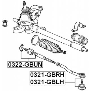 Тяга рулевая FEBEST 0322-GBUN фото 2