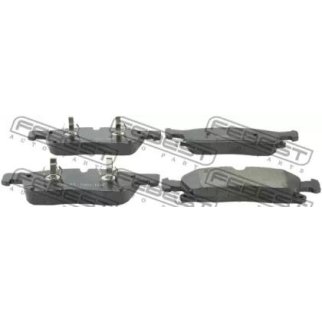 Колодки тормозные передние к-кт FEBEST 1601-166F фото