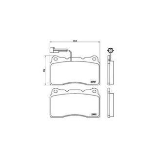 Колодки торм.пер. фото