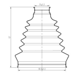 Пыльник ШРУСа TRIALLI FG 0505 фото 3