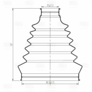 Пыльник ШРУСа TRIALLI FG 0505 фото 3 Пыльник ШРУСа TRIALLI FG 0505 фото 3