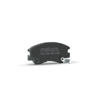 Колодки тормозные передние к-кт metaco 3000-326 фото 2