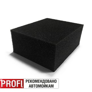 Губка поролоновая AVS SP-15 (чёрная) (120 x 100 x 50 мм) без индивид. упаковки, шт фото