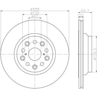 Диск тормозной TEXTAR 922245 03 фото