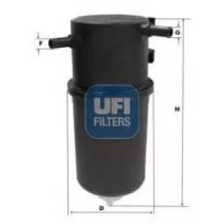 Фильтр топливный UFI 24.145.00 фото