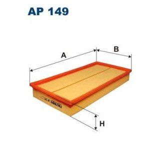 Фильтр воздушный FILTRON AP 149 фото