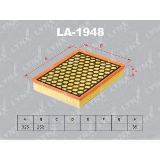 Фильтр воздушный LYNXauto LA-1948 фото