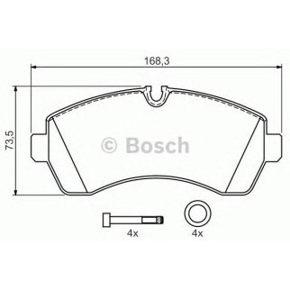 Колодки тормозные BOSCH _0 986 494 194 фото