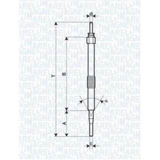 Свеча накаливания MAGNETI MARELLI _062900033304 фото