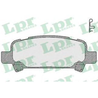 Колодки тормозные задние дисковые к-кт Lpr 05P838 фото
