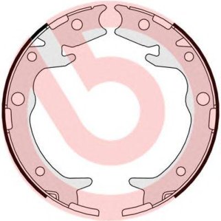 Колодки ручного тормоза к-кт brembo S 28 516 фото