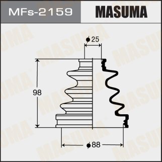 MFS-2159_пыльник ШРУСа наружн.! (силикон 25x98x88)Toyota Camry 90-92/Prius 09-15, Lexus RX300 03-04 фото