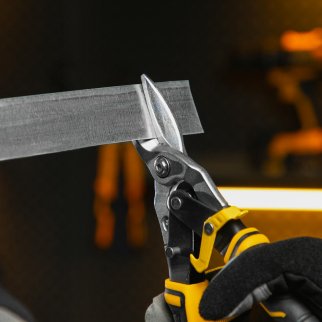 Ножницы по металлу,270мм, прямой рез,сталь-CrMo, трехкомп.рук-ки Denzel фото 11