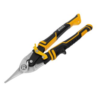 Ножницы по металлу,270мм, прямой рез,сталь-CrMo, трехкомп.рук-ки Denzel фото