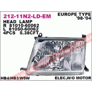 Фара правая DEPO 212-11N2R-LD-EM фото