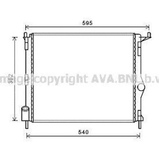 Радиатор основной AVA RTA2476 фото