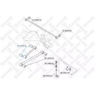 87-74116-SX_сайлентблок зад. продол. рычага верхн.! Nissan Terrano R50 all 97> фото