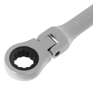 Ключ комбинированный 12мм трещоточный шарнирный MATRIX фото 4