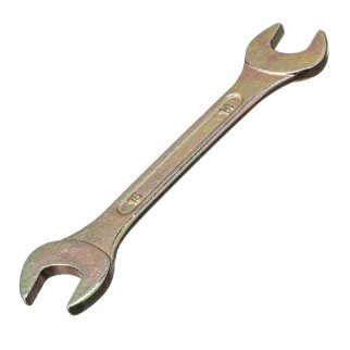 СИБРТЕХ 14308 Ключ рожковый, 14x15 мм, желтый цинк фото