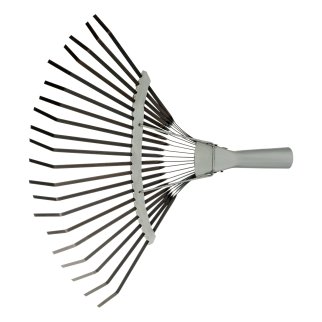 Грабли веерные 20зубьев б/ч оксидированные, плоский зуб СИБРТЕХ фото 2