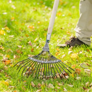 Грабли веерные 20зубьев б/ч оксидированные, плоский зуб СИБРТЕХ фото 7