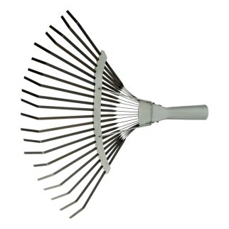 Грабли веерные 20зубьев б/ч оксидированные, плоский зуб СИБРТЕХ фото 2