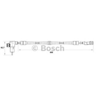 Датчик ABS задний BOSCH 0 265 006 206 фото