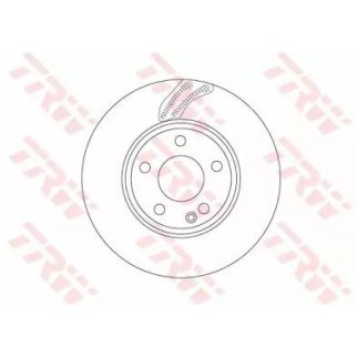 Диск тормозной передний вентилируемый TRW DF6591 фото